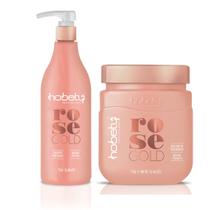 Kit Rose Gold Hobety Shampoo 750ml+Mascara 750g Kit Rose Gold Hobety Shampoo 750ml+Mascara 750g