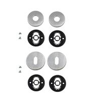 Kit Roseta Avulsa Fechadura Interna Imab Escovada Acetinada