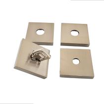 Kit Roseta Avulsa Fechadura Pado Banheiro Escovada Rq2 Kit Roseta Avulsa Fechadura Pado Banheiro Escovada Rq2