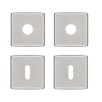 Kit roseta avulsa fechadura pado concept interna entrada chave grande inox escovado quadrada rq1 Kit roseta avulsa fechadura pado concept interna entrada chave grande inox escovado quadrada rq1