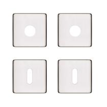 Kit roseta avulsa fechadura pado concept interna quadrada inox polido (cromada) rq1 Kit roseta avulsa fechadura pado concept interna quadrada inox polido (cromada) rq1