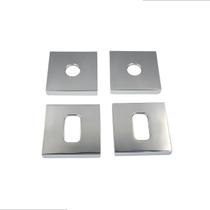 Kit Roseta Avulsa Fechadura Pado Externa Cromada Sm Rq2 Zm Kit Roseta Avulsa Fechadura Pado Externa Cromada Sm Rq2 Zm