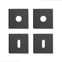 Kit Roseta Avulsa Fechadura Pado Interna Preto Sm Rq2 Zm Kit Roseta Avulsa Fechadura Pado Interna Preto Sm Rq2 Zm