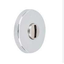 Kit roseta avulsa p/ fechadura auxiliar imab cromada inox polido