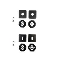Kit roseta avulsa p/ fechadura interna imab preto preta quadrada 091 f 5100 pp chave quarto Kit roseta avulsa p/ fechadura interna imab preto preta quadrada 091 f 5100 pp chave quarto