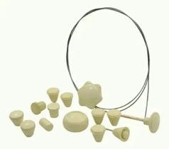 Kit Rosetas Fusca Marfim