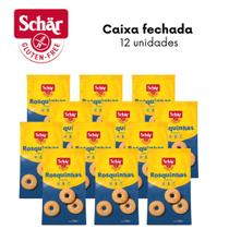 KIT Rosquinha hoops Dr. Schar 200g - Caixa com 12 unidades