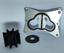 Kit rotor+placa bomba dágua mercruiser 8m0137221