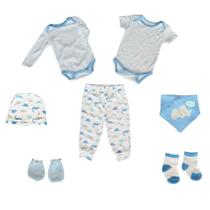 Kit Roupa Bebê Recém Nascido Menino Maternidade Body Calça Kit Roupa Bebê Recém Nascido Menino Maternidade Body Calça