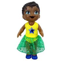 Kit roupa boneca baby alive - brasil girl - casinha 4