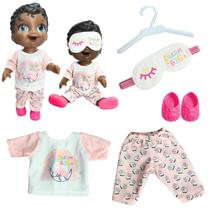 Roupa Boneca Baby Alive - Pijama Pompom - Casinha 4