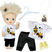 Kit roupa boneca para baby alive - halloween bee - 5 pçs Kit roupa boneca para baby alive - halloween bee - 5 pçs