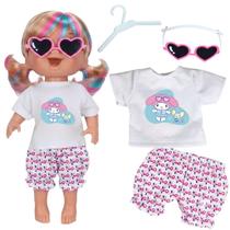Kit Roupa Boneca para Baby Alive - My Melody - 4 Pçs Kit Roupa Boneca para Baby Alive - My Melody - 4 Pçs