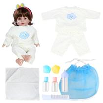 Kit roupa boneca para reborn 46/56cm hora do banho e soneca - CASINHA 4