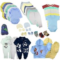 Kit Roupa de Bebê 38 Peças Enxoval Maternidade Completo Inverno