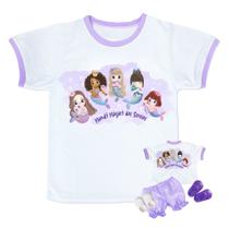 Kit Roupa de Boneca American Girl Com Camiseta P/ Mamãe Sereias