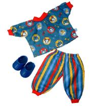 Kit Roupa de Boneca Baby Alive e Little Mommy Cats Colorido Laço de Fita