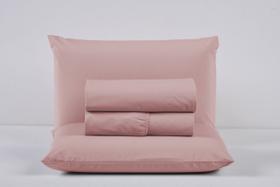 Kit Roupa de Cama King Size Percal 200 Fios 100% Algodão com Elástico e Fronhas 4 Peças