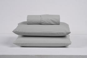 Kit Roupa de Cama Solteiro 100% Algodão com Elástico e Fronha 2 Peças