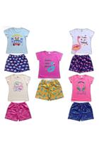Kit Roupa Infantil Menina 10 Peças com Mimo Acessório Laço