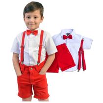 Kit Roupa Social Bebê Menino - Casamento Batizado - Festas Temática Circo - Miguelito Moda Infantil