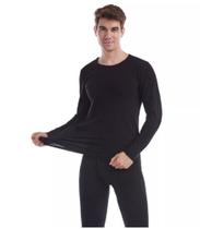 Kit Roupa Térmica 1 Par Meia + 1 Blusa + 1 Calça Flanelada Inverno Unissex