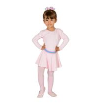 Kit Roupas Acessórias Ballet Clássico Infantil Rosa Inverno