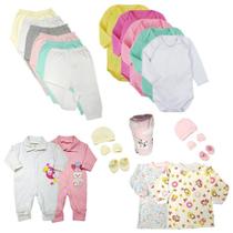 Kit Roupas de Bebê 21 Peças Enxoval Completo Menino e Menina