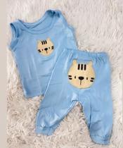 Kit roupinha bebê 4 conjuntos temos tamanho P,M,G