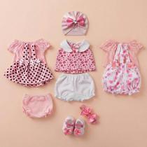 Kit Roupinha Bebê Reborn Menina Mamãe Reborn 10 Peças Kit Roupinha Bebê Reborn Menina Mamãe Reborn 10 Peças
