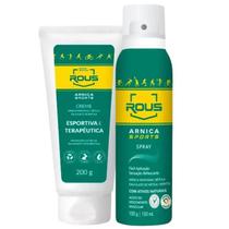 Kit Rous Arnica Sports 1 Creme 200g 1 Spray 150ml Dagua Natural Kit Rous Arnica Sports 1 Creme 200g 1 Spray 150ml Dagua Natural