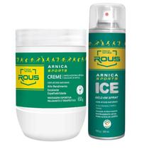 Kit Rous Arnica Sports 1 Creme 650g 1 Gelo em Spray 280ml Dagua Natural Kit Rous Arnica Sports 1 Creme 650g 1 Gelo em Spray 280ml Dagua Natural