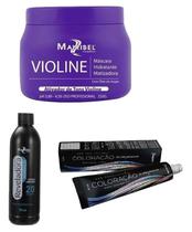 Kit Roxo Violine 1 Tinta 66.226 1 Matiz 250G 1 Ox Mairibel