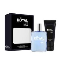 Kit Royal Paris Fierce Masculino Deo Colônia 100Ml + Gel Pós