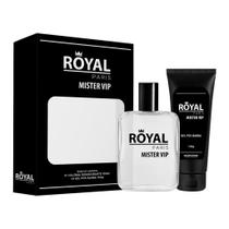 Kit Royal Paris Mister Vip Perfume + Pos Barba Masculino