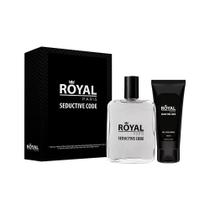 KIT ROYAL PARIS SEDUCTIVE CODE Colônia Masculina 100ml + Gel Pós Barba 100ml KIT ROYAL PARIS SEDUCTIVE CODE Colônia Masculina 100ml + Gel Pós Barba 100ml