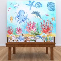 Kit Rubi Fundo do Mar Aquarela- IMPAKTO VISUAL