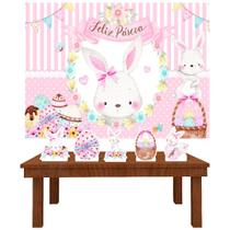 Kit Rubi Páscoa Coelho Rosa- IMPAKTO VISUAL