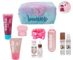 Kit Ruby Rose Melu Skincare Com Necessaire Ganha Embalagem P