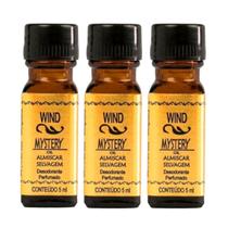 Kit Rugol Wind Mystery Óleo Almiscar Selvagem 5Ml C/3