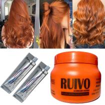 Kit Ruivo Acobreado 1 Masc. 250g e 2 Tinta Nº 8.44 Mairibel Kit Ruivo Acobreado 1 Masc. 250g e 2 Tinta Nº 8.44 Mairibel