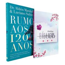 Kit Rumo aos 120 anos + Caderno Anotações Bíblicas Aquarela