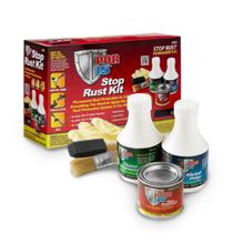 Kit Rust Stop POR-15 - Revestimento Preto Brilhante Não Poroso