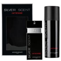 Kit S i l v e r S c e n t Intense ( Perfume EDT 100ml + Body Spray 200ml )