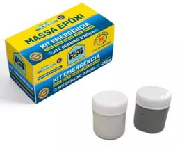 Kit S.o.s. Massa Adesiva 250g Vedatudo Solda Veda Cola