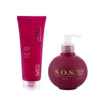 Kit s.o.s summer shampoo 240ml + cond leave-in 300ml kpro