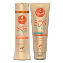 Kit S.O.S Verão 1 Shampoo 300ml 1 Creme Pré e Pós Sol 240g Haskell Kit S.O.S Verão 1 Shampoo 300ml 1 Creme Pré e Pós Sol 240g Haskell