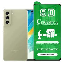 KIT S21FE Película de Cerâmica 9D + Capinha Anti Impacto Transparente Samsung Galaxy S21FE KIT S21FE Película de Cerâmica 9D + Capinha Anti Impacto Transparente Samsung Galaxy S21FE