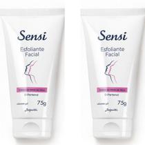 Kit Sab. Gel Esfoliante Facial Sensi D Pantenol 75g 2 Und - Jequiti