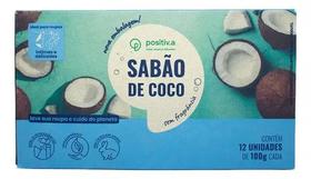 Kit Sabão De Coco Vegano 12 Unid 100g / positiv.a eco